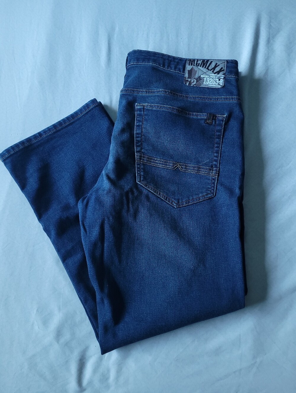 Buffalo David Bitton Men's Dark Blue Straight Jeans